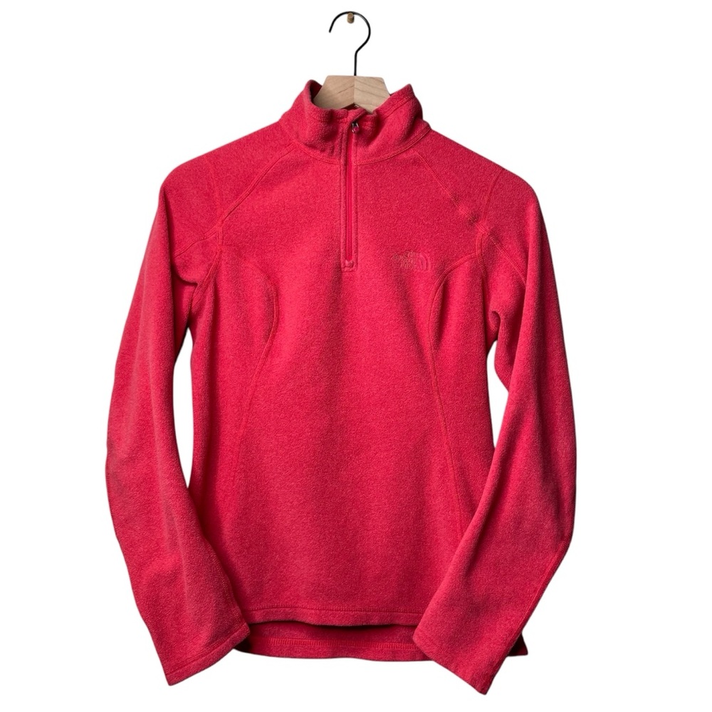 The North Face Quarter Zip Fleece Pullover Sweater Polartec Classic Sweatshirt